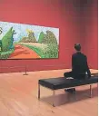  ??  ?? Obra de David Hockney estará más un mes en Tate Britain.