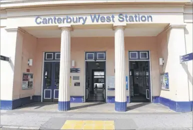  ?? Picture: Tony Flashman FM2757668 ?? Canterbury West station commuters could see fares rise in January