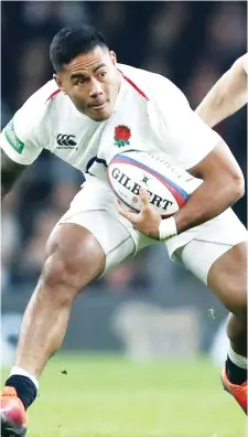  ??  ?? On way back: Manu Tuilagi