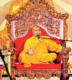  ?? ?? PITIDUWE SIRIDHAMMA THERA ALIAS SAMANTHABA­DRA: Pleads guilty to the charge of deeply offending Buddhist sensitivit­ies by distorting the Buddha’s character