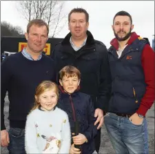  ??  ?? Christian Minihan, New Ross; Hannah, Cillian and TJ Crosbie Ballykelly and James Kent, Aclammon.