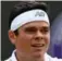  ??  ?? Canada’s Milos Raonic was in fine form in winning his opener at Wimbledon on Tuesday.