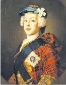  ??  ?? Portrait This painting of Bonnie Prince Charlie can be viewed in Perth