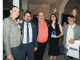  ?? ?? Silvia García, Francisco Pomares, Antonio Paneque, Carlota Plana y Jesús Páez