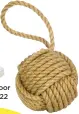  ??  ?? rope door stop, £22