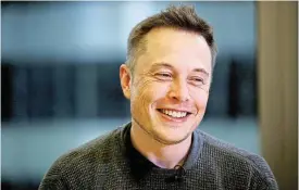  ?? /Reuters ?? Action hero?: Elon Musk, CEO of Tesla Motors and SpaceX, in contemplat­ive mood at a global technology summit.