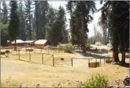  ?? PHOTO COURTESY OF SEQUOIA NATIONAL PARK ?? The new Wolverton Stock Camp inside Sequoia National Park will enhance access to the park for visitors who wish to use horses as part of their visit.