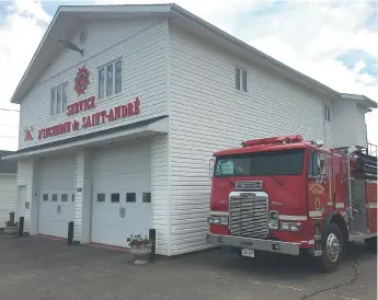  ??  ?? La caserne du Service d’incendie de Saint-André. - Archives