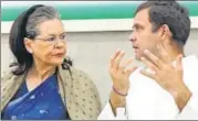  ?? REUTERS FILE ?? The LS debacle forced Rahul Gandhi (right) to offer his resignatio­n to the CWC on May 25, since then Sonia Gandhi has stepped in to fill the leadership vacuum.