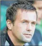  ??  ?? Ronny Deila’s Celtic side have hit form recently