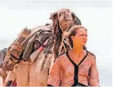  ??  ?? Mia Wasikowska: Perfectly cast as adventurer Robyn Davidson in Tracks.