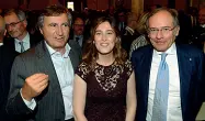  ?? Insieme ?? L’ex prefetto Boffi con l’ex ministro Boschi e il sindaco Brugnaro