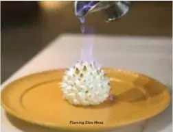  ??  ?? Flaming Eton Mess