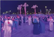  ?? AN photo ?? The next three days of Eid celebratio­ns will kick off at 8:30 p.m. and close at 11:30 p.m. in Boulevard Riyadh City.