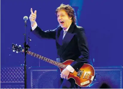  ?? DAVID KAWAI/OTTAWA CITIZEN ?? When Jerry Johnston saw Paul McCartney perform in concert at the Canadian Tire Centre on July 7, he realized how integrally the Beatles were woven into the fabric of his past.