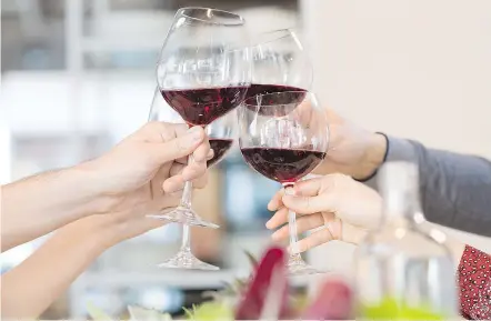  ?? ISTOCKPHOT­O ?? While a glass of wine to toast the end of the workday may feel good, the alcohol can have far-reaching effects on many parts of the brain, including interrupti­ng the messaging work of neurons.