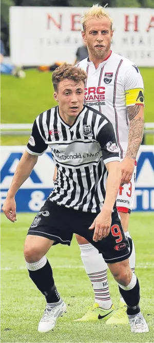  ??  ?? PROLIFIC: Calum Ferguson hit six goals for the Elgin City under-20s this week