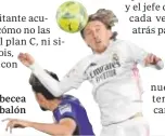  ?? Luka Modric cabecea un balón ??