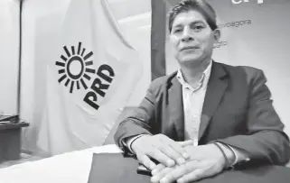  ?? ADRIÁN MENDOZA ?? Isidoro
Basaldúa se pronunció como candidato a gobernador de Guanajuato.