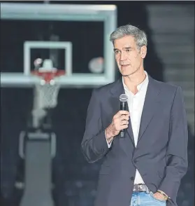  ?? FOTO: ACB PHOTO ?? Antonio Martín, presidente de la ACB, se reunió ayer con todos los clubs