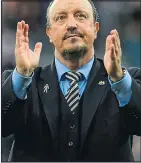  ??  ?? FEELING THE STRAIN: Manager Rafa Benitez has had a difficult relationsh­ip with Ashley