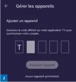  ??  ?? ▲ Associez votre TV (ou le boîtier multimédia) à votre compte Salto.