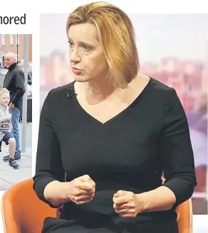  ??  ?? Amber Rudd speaks on the BBC’s Marr Show. — Reuters photo