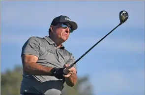  ?? ?? The Associated Press
Phil Mickelson, the chief recruiter for a Saudi-funded rival league to the PGA Tour, was the last big name to join the 48-man field for the LIV Golf Invitation­al that starts Friday outside London. It will be Mickelson’s first time playing since Feb. 6 at the Saudi Internatio­nal.