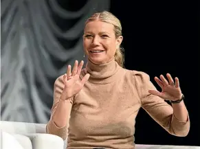  ??  ?? Gwyneth Paltrow and her company Goop have made a range of controvers­ial product claims over the years.