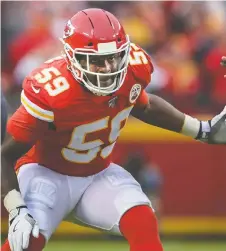  ?? THE ASSOCIATED PRESS FILES ?? The Detroit Lions have agreed to a contract with free agent linebacker Reggie Ragland, who won a Super Bowl with the Kansas City Chiefs in February.