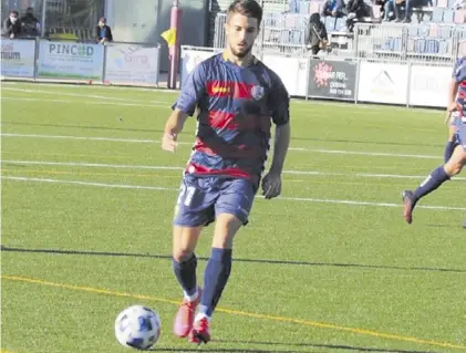  ?? UE LLAgOStErA ?? Pau Salvans, extremo cedido por el Espanyol en el Llagostera.