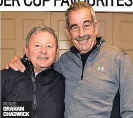  ?? GRAHAM CHADWICK PICTURE: ?? Ryder Cup heroes: Ian Woosnam (left) and Sam Torrance