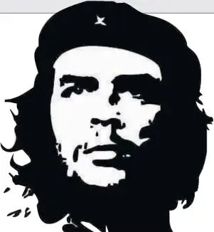  ??  ?? Un emblema. El rostro de Guevara, una promesa de emancipaci­ón.