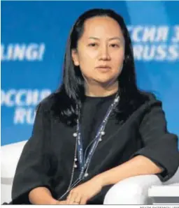  ?? MAXIM SHIPENKOV / EFE ?? Meng Wanzhou, directora financiera de Huawei.
