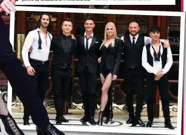  ??  ?? City slickers...from left, Graziano Di Prima, Pasha Kovalev, Aljaz Skorjanec, Nadiya Bychkova, Robin Windsor and Karim Zeroual