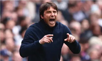  ?? Photograph: Marc Atkins/Getty Images ?? Antonio Conte says Spurs have a ‘great desire’ to find a way to stop ‘top teams’.