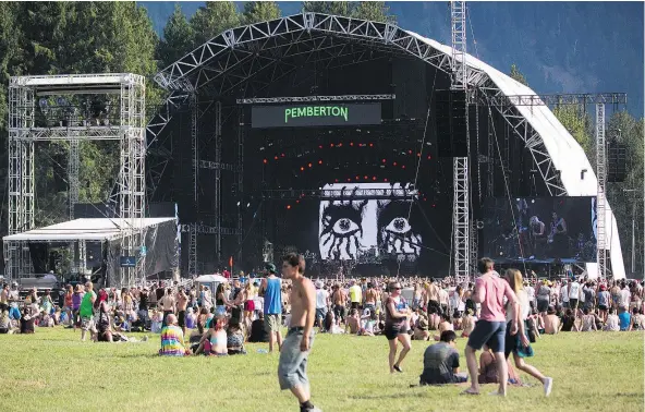  ?? MARK YUEN/PNG FILES ?? Some ticket holders of the now cancelled Pemberton Music Festival may be able to get refunds if they bought them using credit cards and file claims with bankruptcy trustee Ernst & Young, the festival says on its website.