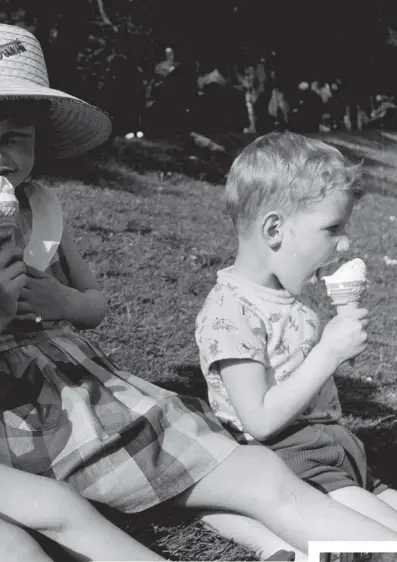  ??  ?? Clockwise from main: Children enjoy ice cream in Edinburgh’s Princes Street gardens in 1965; Football fans turn out to celebrate Celtic’s European Cup win in 1967; Youngsters set off on the Edinburgh taxi drivers’ annual outing for disabled and under-privileged children in 1967; An aerial shot of John Brown’s shipyard in Clydebank in 1965; Judges assess the contestant­s at a beauty contest in Dunbar, East Lothian; Sea Scouts rehearse for the Gang Show in Edinburgh in 1965; A model poses on a Lambretta scooter; Customers browse the goods in a new extension at Edinburgh’s Jenners; Travellers disembark at Edinburgh’s Morningsid­e railway station in 1961 - the station was closed in 1962; Children in their pyjamas enjoy the Wee Willie Winkie ball, held at Edinburgh’s Assembly Rooms in 1967; Bingo players check their cards at Falkirk ice rink in 1967; Children enjoy rides on Portobello beach, outside Edinburgh, in September 1965; A young fan the Beatles on a visit to the ABC cinema in Edinburgh in 1964