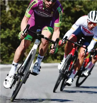  ?? BARDIANI/SPRINT CYCLING ?? Giovanni Visconti, 39 anni, era profession­ista dal 2005