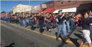  ?? SUBMITTED PHOTOS ?? The Timberfest Parade will kick off festivitie­s on Oct. 7 with music, merriment and floats. Other activities include the Arkansas State Lumberjack Competitio­n and the J.T. Davis Memorial Car & Motorcycle Show.