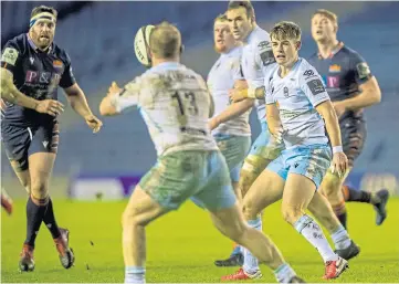  ??  ?? GETTING THEIR CHANCE: Rufus Mclean, top, in action for Scotland Under-20s against Italy, will line up for Glasgow Warriors against Edinburgh along with Ross Thompson, above, who featured in the first leg of the 1872 Cup at Murrayfiel­d last weekend.