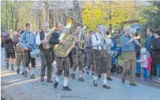  ??  ?? Die Musik spielte zünftig auf.