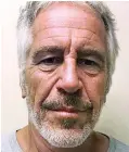  ??  ?? Sex offender Jeffrey Epstein