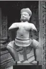  ?? AP/JAE C. HONG ?? Cambodia’s statue of Bhima sits on display Wednesday at the Norton Simon Museum in Pasadena, Calif.