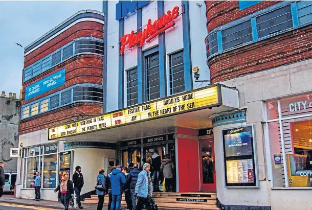  ??  ?? CINEMA: Perth’s Playhouse will be offering three of its screens for private hire once it reopens as restrictio­ns are eased. Picture Steve MacDougall.