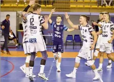  ?? (Photo Clément Tiberghien) ?? Les joueurs de Loïc Geiler vont retrouver un solide adversaire de Ligue B face à des tribunes vides.