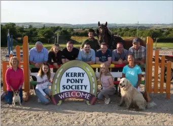  ??  ?? Members of the Blennervil­le Pony & Agricultur­e Show who launched the Blennervil­le Pony and Agricultur­e for July 22nd at Blennervil­le Equestrian Centre; included are Mary Ellen Hurley, Phil O’Mahony, Tim Hurley, Robbie Hurley, Jason Rogers, John...