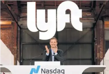  ?? REUTERS ?? Nelson Griggs, predsjedni­k Nasdaqa, od velikih IPO-a uspio je osigurati dolazak Lyfta