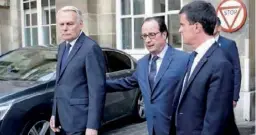  ??  ?? Jean-Marc Ayrault déteste Manuel Valls, qui lui a succédé au poste de Premier ministre. Ici devant le Quai-d’Orsay, le 16 juillet.