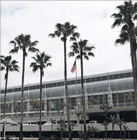  ?? BRITTANY MURRAY — STAFF PHOTOGRAPH­ER ?? The Long Beach facility Convention Center is mostly being used as a temporary shelter for immigrant girls who are at least 5years old.